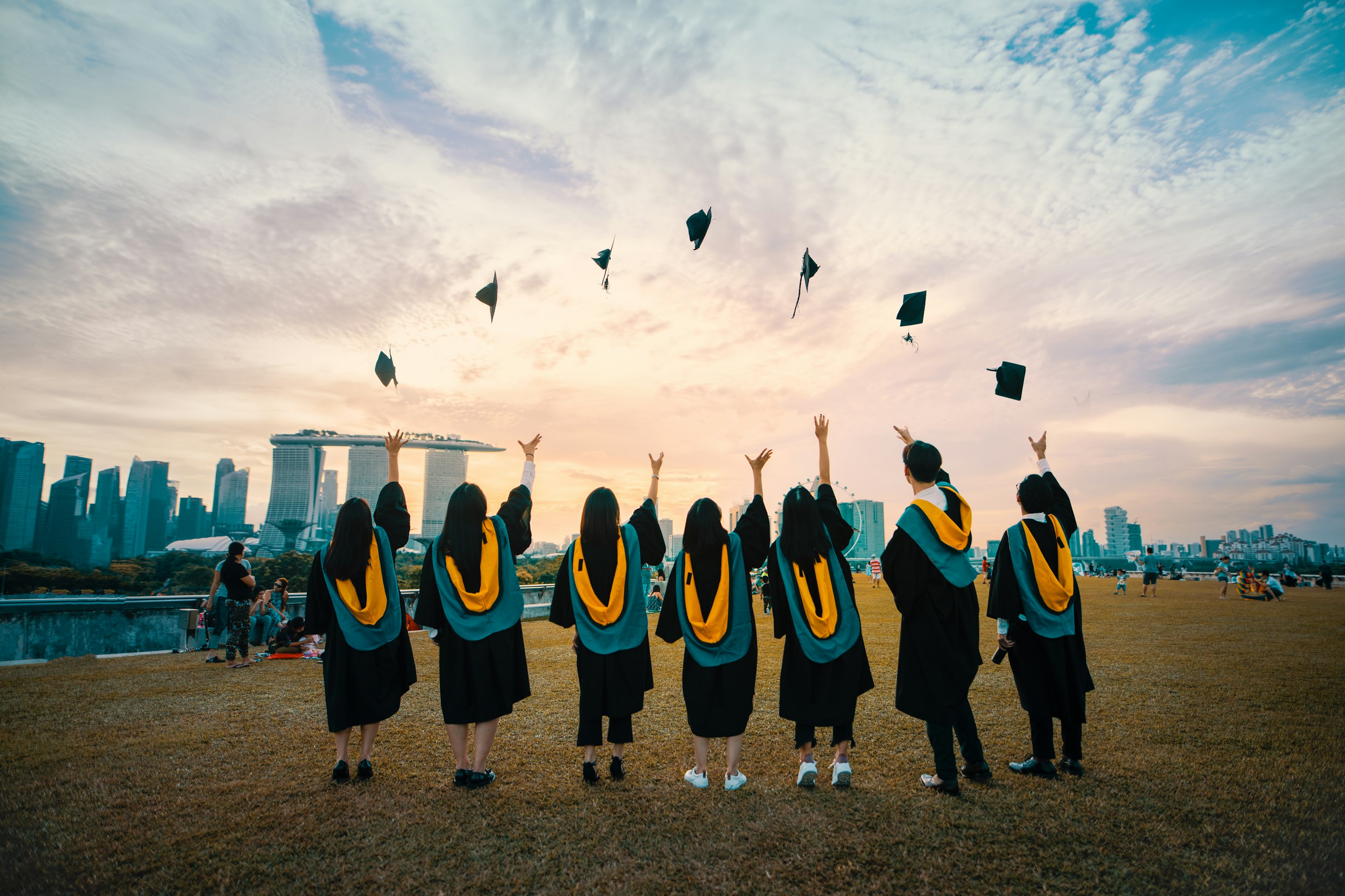 Students achieving their study abroad dreams